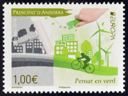 SALE!!! FRENCH ANDORRA ANDORRE 2016 EUROPA CEPT Think Green 1 Stamp Set MNH ** - 2016