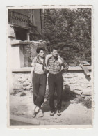 Awesome Guys, Two Young Men Pose Affectionate, Closeness, Vintage Orig Photo Gay Int. 5.9x8.2cm. (16592) - Anonyme Personen