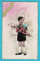 * Fantaisie - Fantasy - Fantasie (Enfant - Child - Kind) * (J.C. 20) Happy Birthday, Fleurs, Flowers, Roses, Old - Portraits