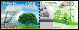 SALE!!! ARMENIA ARMENIE ARMENIEN 2016 EUROPA CEPT Think Green 2 Stamps Se-tenant (type 1) MNH ** - 2016