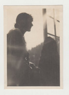 Woman Silhouette To Open Window, Scene, Abstract Surreal Vintage Orig Photo 6x8.6cm. (24093) - Anonyme Personen