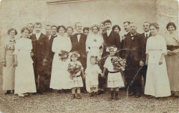 Annonymous Persons Souvenir Photo Social History Portraits & Scenes Wedding Party Bride Groom - Photographie