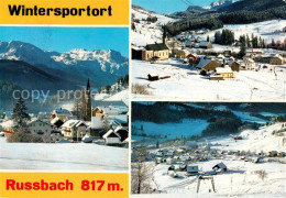 73861022 Russbach Pass Gschuett Salzburg AT Panorama Kirche Schlepplift  - Other & Unclassified