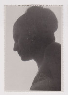 Woman Face Silhouette, Abstract Surreal Vintage Orig Photo 8.3x12.1cm. (56857) - Persone Anonimi