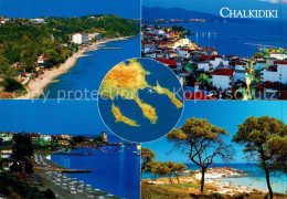 73860987 Chalkidiki Halkidiki Greece Teilansichten Straende  - Grecia