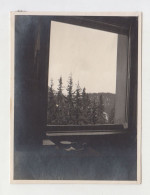 Open Window, Landscape, Scene, Abstract Surreal Vintage Orig Photo 8x10.5cm. (24180) - Objects