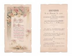 Béziers, Souvenir De La Retraite 1900 Prêchée Aux élèves De L'Immaculée Conception Par Le T.R.P. Étienne, Franciscain - Devotion Images