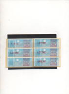 FRANCE.1985. C001 75505. SIX VIGNETTES (NEUVES) TYPE A.  PARIS 5. C001 75505 - 1985 « Carrier » Paper