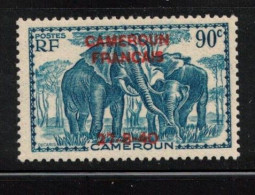 CAMEROUN Scott # 268 MH  - Elephants - Overprinted - Ongebruikt