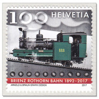 Switzerland 2017 (02/2017) 125th Anniversary Brienz Rothorn Rack Railway Mountains Berge ** - Ongebruikt