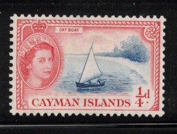 CAYMAN ISLANDS Scott # 135 MH  - QEII & Cat Boat - Cayman (Isole)