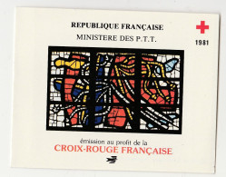 France Carnet Croix Rouge N° 2030 ** Année 1981 Sacré Coeur D'Audincourt - Red Cross