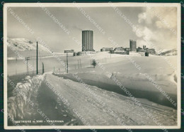 Torino Sestriere Nevicata COLLA Foto FG Cartolina KB2045 - Autres & Non Classés