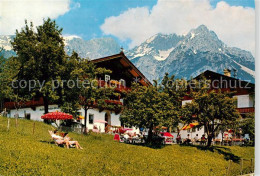 73860548 Scheffau Tirol Wilden Kaiser Tirol AT Cafe Restaurant Leitenhof  - Sonstige & Ohne Zuordnung