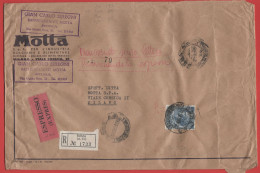 ITALIA - Storia Postale Repubblica - 1959 - 200 Antica Moneta Siracusana (isolato) - ESPRESSO/RACCOMANDATA - Busta Di Gr - 1946-60: Storia Postale