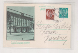 YUGOSLAVIA  Nice Postal Stationery BEOGRAD CZECHOSLOVAKIA  Embassy - Postal Stationery