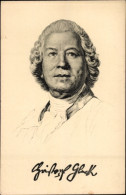 Artiste CPA Christoph Willibald Gluck, Komponist, Portrait - Personnages Historiques