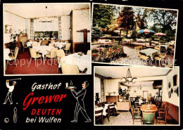 73860349 Deuten Gasthof Grewer Gastraum Gartenterrasse Deuten - Dorsten