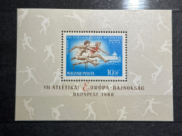 1966 MNH Atletikat Europa Bajnoksag - Neufs