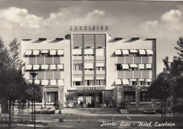 JESOLO LIDO-VENEZIA-HOTEL=EXCELSIOR=-CARTOLINA VERA FOTOGRAFIA-VIAGGIATA  IL 10-11-1959 - Venezia (Venedig)