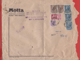 ITALIA - Storia Postale Repubblica - 1959 - 3x 200 Antica Moneta Siracusana + 2x 100 Antica Moneta Siracusana + 25 Antic - 1946-60: Storia Postale