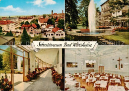 73860318 Bad Woerishofen Kuranstalt Sebastianeum Fontaene Flur Speisesaal Bad Wo - Bad Woerishofen