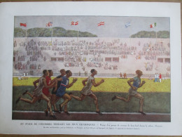 1924 AU STADE DE COLOMBES JEUX OLYMPIQUES DE PARIS Jo   Course Athlétisme Demi Fond GEORGES LEROUX - Zonder Classificatie