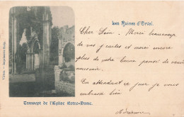 Belgique Les Ruines D' Orval Entrée De L' église Notre Dame CPA - Florenville