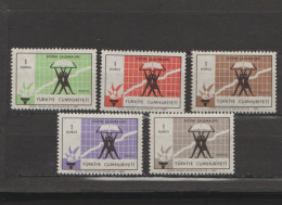 Turquie - Lot 5 Timbres Neufs - Série Développement - Année 1969 - Mi 2130 - 2127 - 2128 - 2126 - 2129 - Unused Stamps