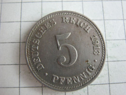 Germany 5 Pfennig 1913 D - 5 Pfennig