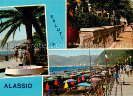 73860141 Alassio Liguria IT Promenade Strand  - Autres & Non Classés