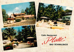 73860104 Bad Schwalbach Cafe Restaurant Platte Gartenterrasse Bad Schwalbach - Bad Schwalbach