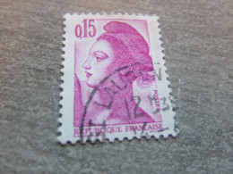 Liberté De Gandon - 15 C. - Yt 2180 - Rose - Oblitéré - Année 1982 - - 1982-1990 Liberté (Gandon)