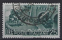 Italy 1956  Simplon-Tunnels (o) Mi.966 - 1946-60: Used