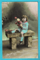 * Fantaisie - Fantasy - Fantasie (Enfant - Child - Kind) * (Mésange 887) Girl, Fille, Meisje, Portrait, Fleurs, Flowers - Portraits