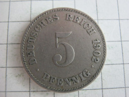 Germany 5 Pfennig 1902 J - 5 Pfennig