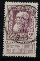 Belgique COB 80 Belle Oblitération VIRGINAL - 1905 Grosse Barbe