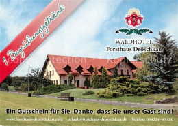 73859797 Belgern Elbe Waldhotel Forsthaus Droeschkau Belgern Elbe - Belgern