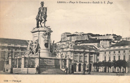 Lisboa * Praça Do Commercio E Castello De S. Jorge * Lisbonne Portugal - Lisboa