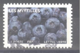 France Autoadhésif Oblitéré N°2297 (Fruits à Savourer : Les Myrtilles) (cachet Rond) - Usati