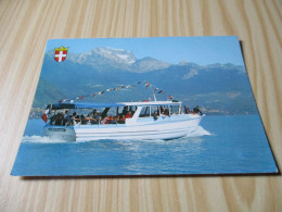 Lac D'Annecy (74).Bateau " La Belle Inconnue ". - Annecy