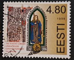 (!)  750 Adoption By Tallinn Of Lubeck Law 1998 Estonia Used Stamp  Mi 326 (o) - Estonia