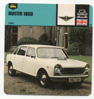 FICHE AUTOMOBILE - AUSTIN 1800 - Coches