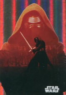 2015 Topps STAR WARS Journey To The Force Awakens "Character Silhouette Foil" F-5 Kylo Ren - Star Wars