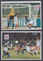 LESOTHO 1998 FOOTBALL WORLD CUP 2 S/SHEETS SHEETLET AND 6 STAMPS - 1998 – Francia