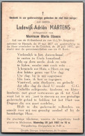 Bidprentje Hasselt - Martens Lodewijk Adriën (1877-1957) - Imágenes Religiosas