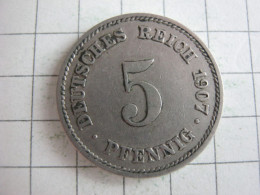 Germany 5 Pfennig 1907 E - 5 Pfennig