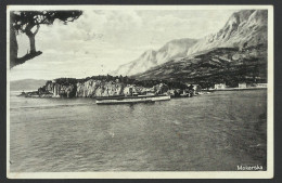 CROATIA MAKARSKA - Panorama - Bateau - Old 1940 Postcard (see Sales Conditions) 010159 - Croatie