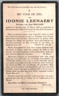 Bidprentje Heestert - Leenaert Idonie (1868-1934) - Images Religieuses