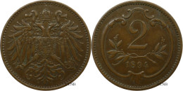 Autriche - Empire - François-Joseph Ier - 2 Heller 1894 - TTB+/AU50 - Mon5189 - Autriche